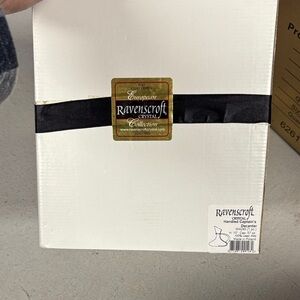 Crystal Decanter with Black Ribbon